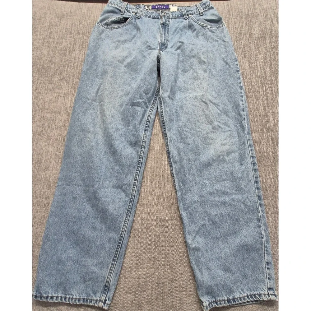 VTG Levis SilverTab Jeans mens 38x32 light wash Denim Baggy Fit Relaxed made USA